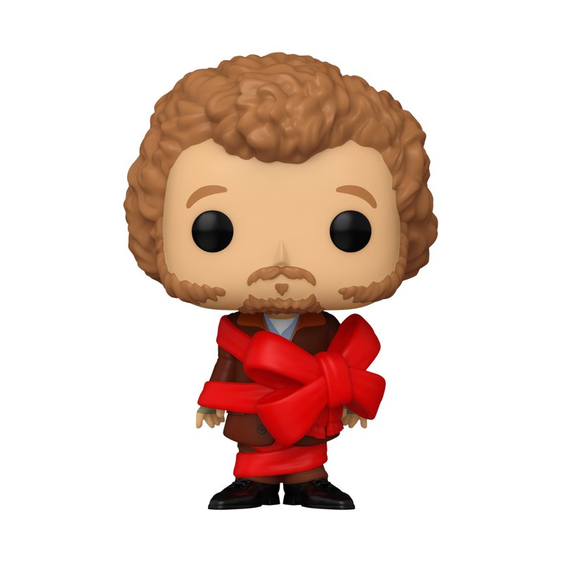 Marv with Bow Funko Pop! Movies Home Alone - Approx. 4.3" Exclusive Collectible Vinyl Figure #1271 with Display Box Protector Case