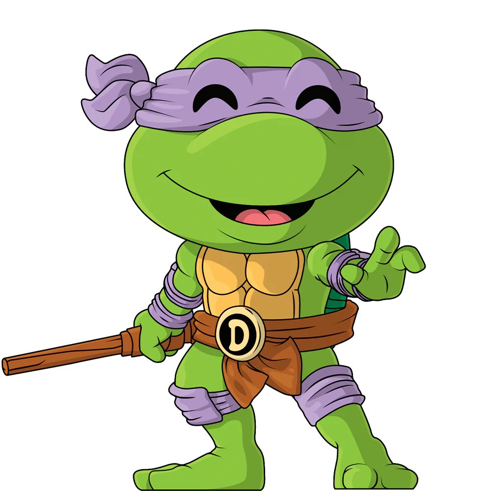 Donatello Youtooz The Teenage Mutant Ninja Turtles Collection - 4.2" Collectible Vinyl Figure #1 with Window Display Box