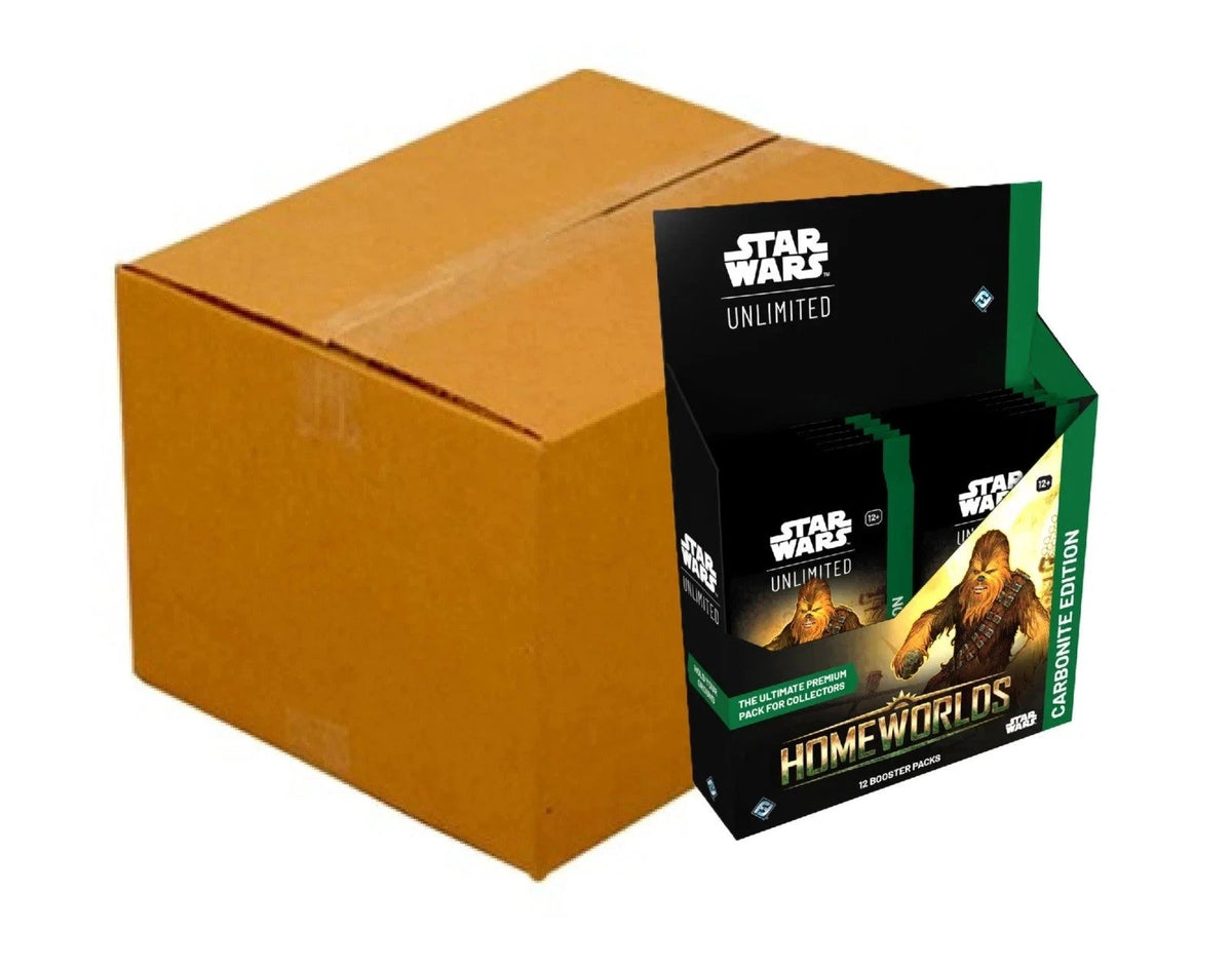 Star Wars Unlimited Homeworlds Carbonite Booster Box Case