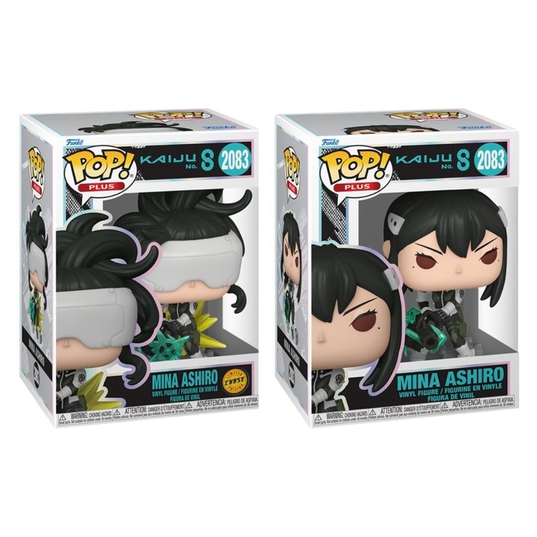 Mina Ashiro #2083 Funko Pop! Plus Kaiju No. 8 - Set of 2 (Chase and Common) Collectible Vinyl Figures