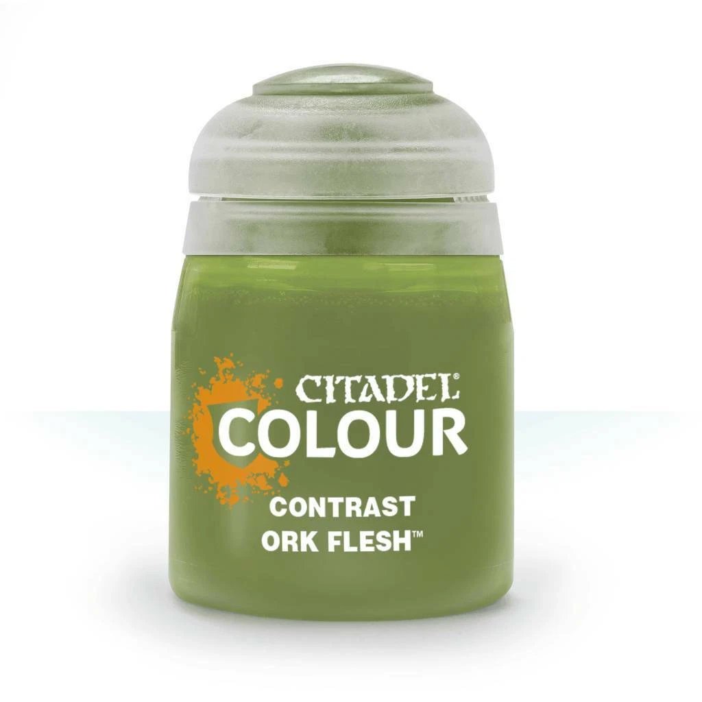 Warhammer Citadel Contrast: Ork Flesh Paint Bottle 18ml