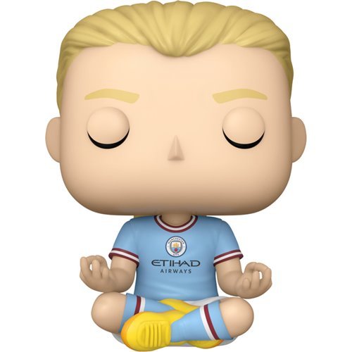 Erling Haaland #68 Funko Pop! Football Manchester City - Approx. 3 1/2" Collectible Vinyl Figure Bundled with Display Box Protector Case - Estimated Arrival: Sept. 2025 (PRE-SALE)