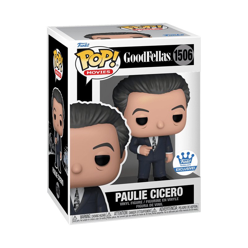 Paulie Cicero Funko Pop! Movies Goodfellas - Approx. 4.12" Exclusive Collectible Vinyl Figure #1506 with Display Box Protector Case