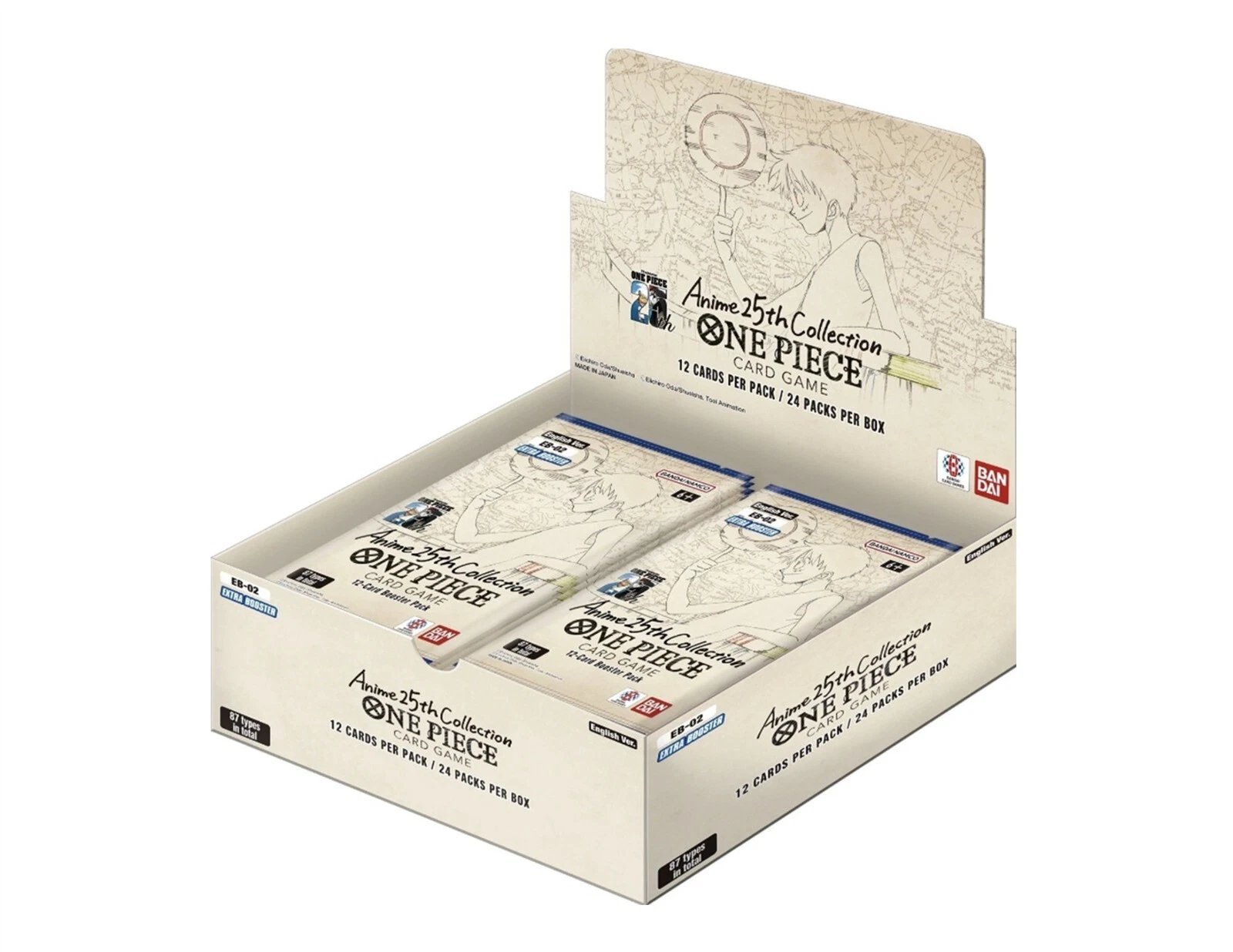 Bandai One Piece Card Game EB 02 Anime 25th Collection Booster Box 24 COLLECTION REALM Bandai One Piece Card Game EB 02 Anime 25th Collection Booster Box 24 COLLECTION REALM
