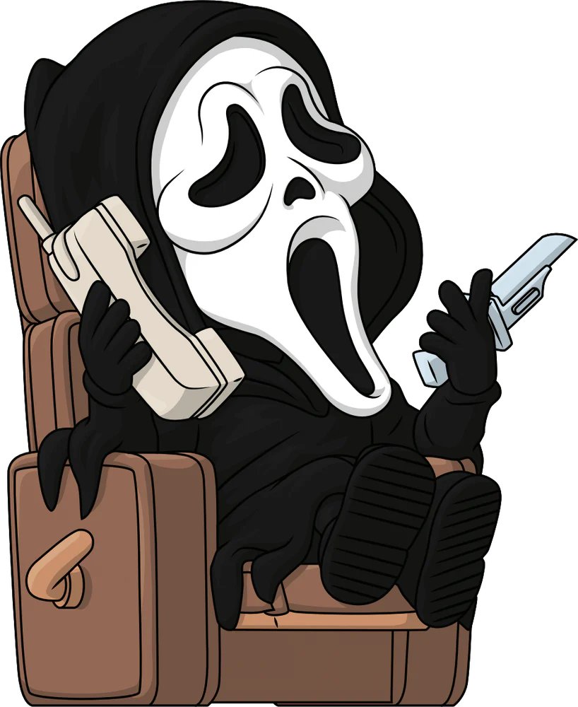Ghost Face Lounging Youtooz Scream Collection - Approx. 4.1" Collectible Vinyl Figure #0 with Window Display Box