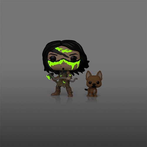 Naru with Sarii #1910 Funko Pop! Buddy Plus Prey - Approx. 3 1/2" (Naru) and 1 3/4"(Sarii) Glows In The Dark Collectible Vinyl Figures Bundled with Display Box Protector Case