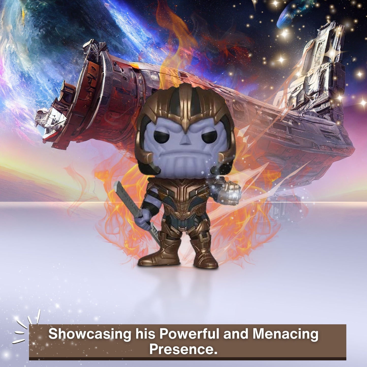 Thanos Funko Pop! Marvel Avengers: Endgame - Approx. 3 3/4" Collectible Vinyl Figure #453 with Display Box Protector Case