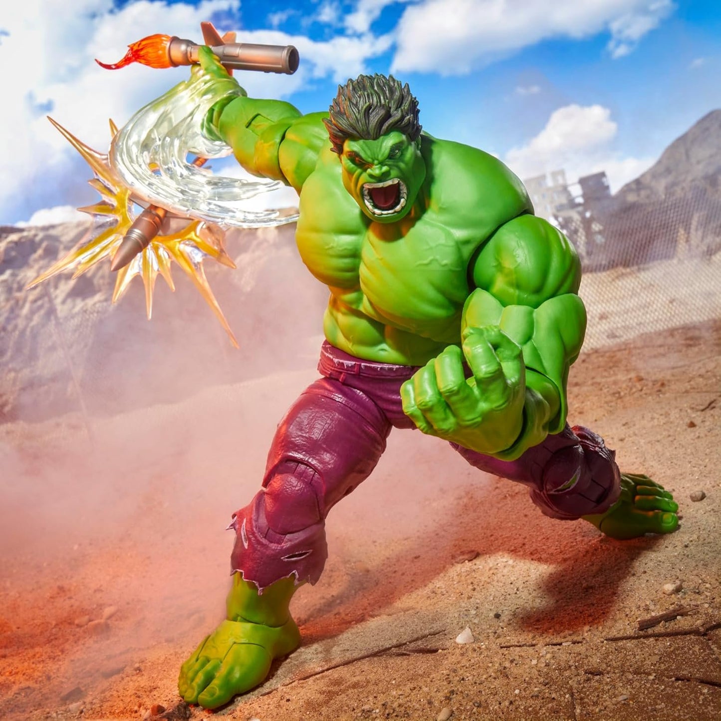 Marvel Legends Maximum Series Hulk Deluxe 6" Action Figure with Accessories