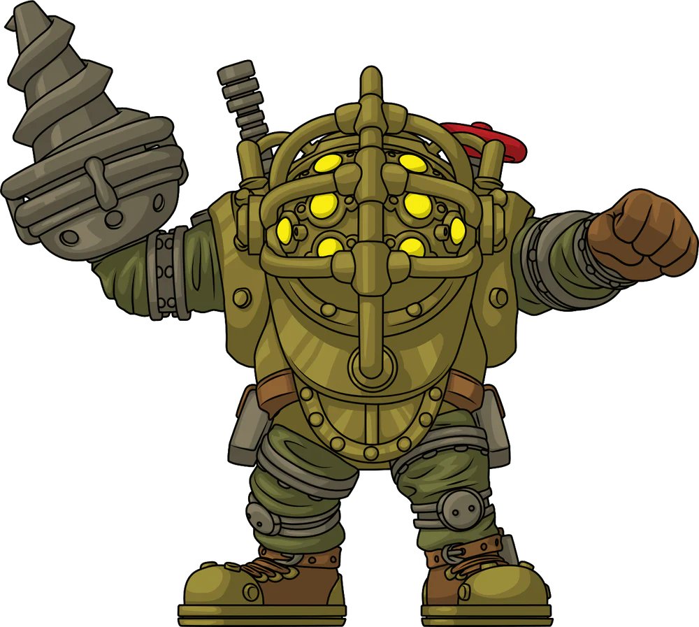 Big Daddy Youtooz Bioshock Collection - Approx. 3.81" Collectible Vinyl Figure #0 with Window Display Box