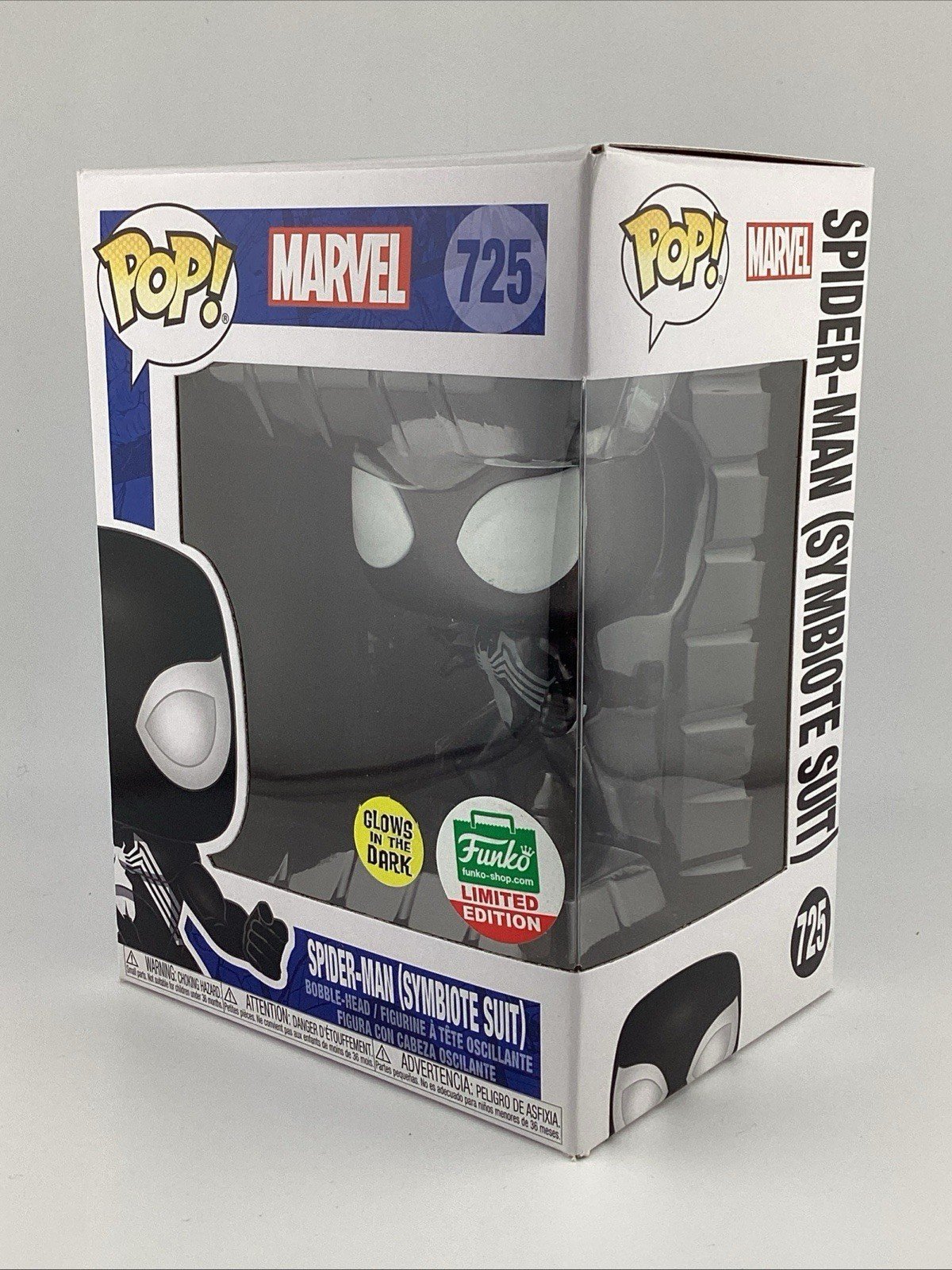 Funko Pop! Vinyl: Marvel - Spider-Man (Symbiote Suit) (Glows) #725
