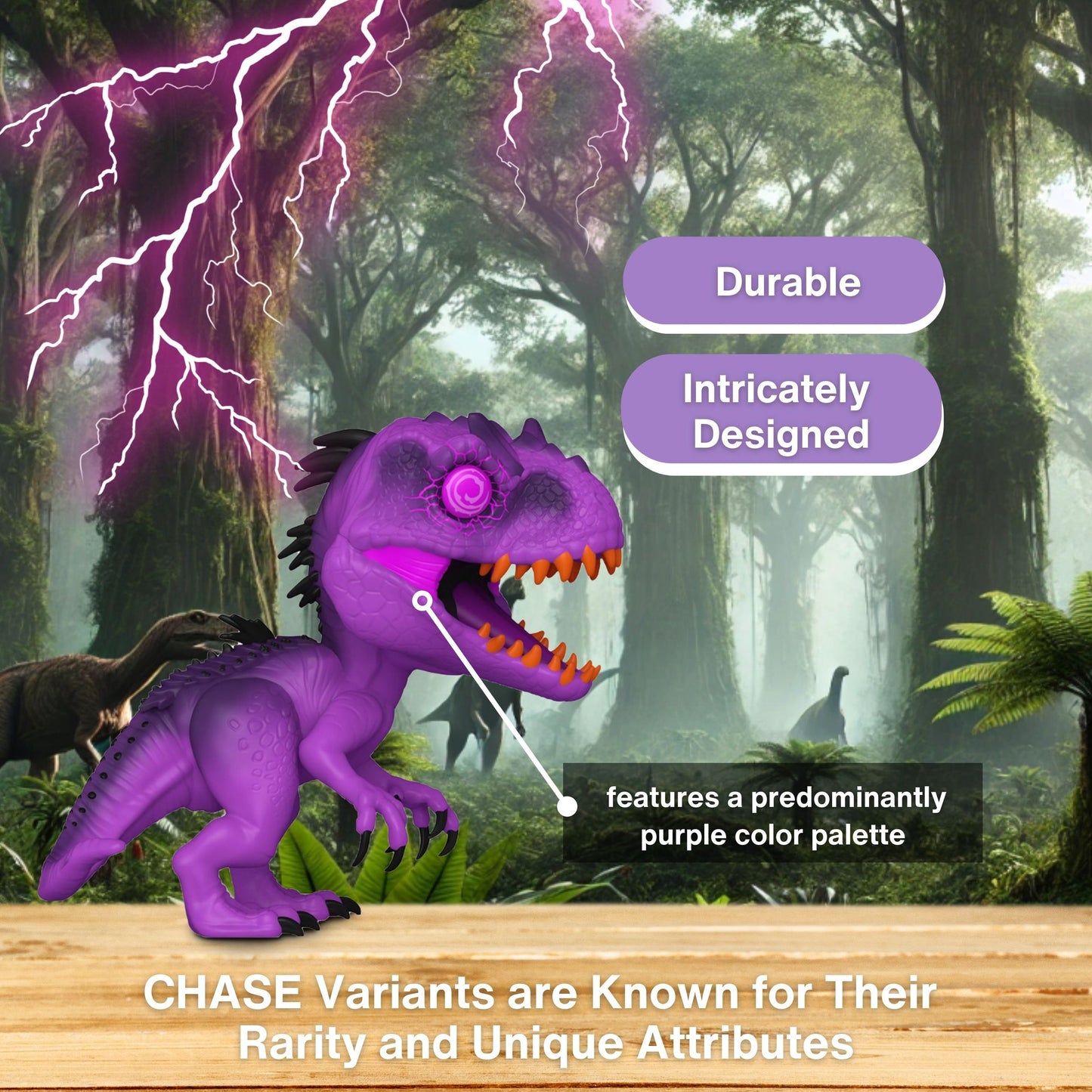 Indominus Rex #1005 Funko Pop! Games Funko Fusion: Jurrasic Park with Exclusive In-Game Item Code - Collectible Chase Limited Edition Vinyl Figure