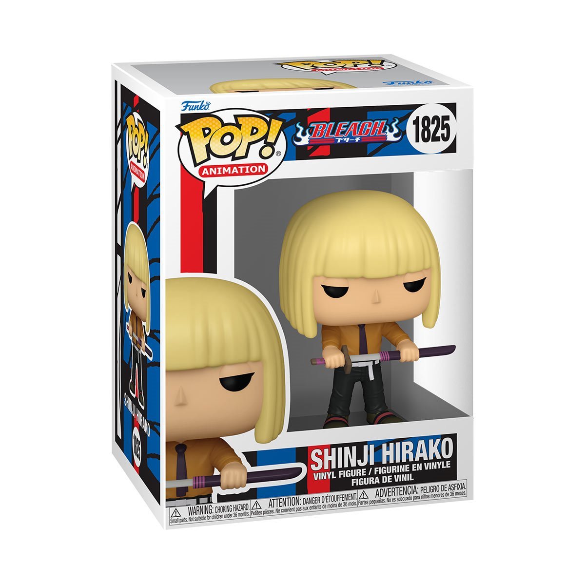 Shinji Hirako Funko Pop! Animation Bleach - Approx. 4" Collectible Vinyl Figure #1825 with Display Box Protector Case