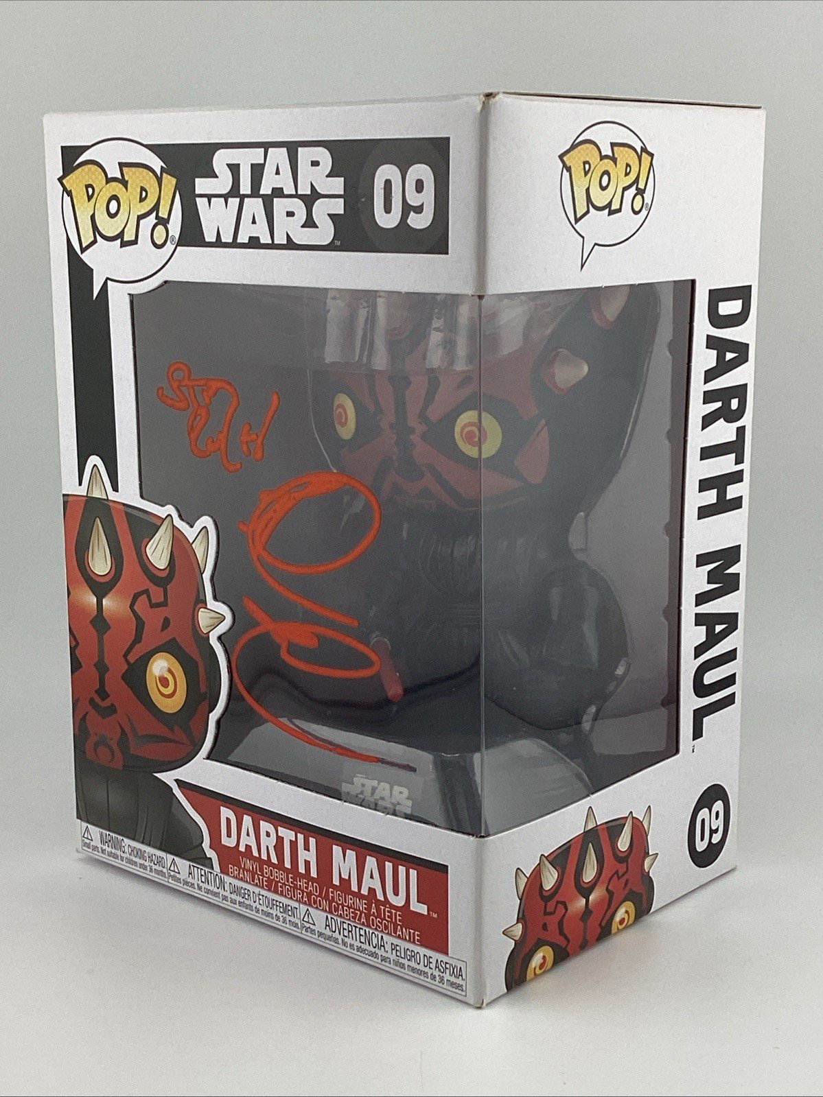 Funko Pop! Vinyl: Star Wars - Darth Maul #09 Signed Ray Park