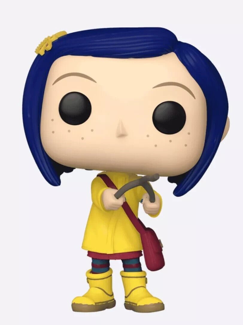 Coraline With Dowsing Rod #1661 Funko Pop! Movies - 2024 NYCC Fall Convention Shared Sticker Exclusive Limited Edition - Approx. 5 1/2" Collectible Vinyl Figure