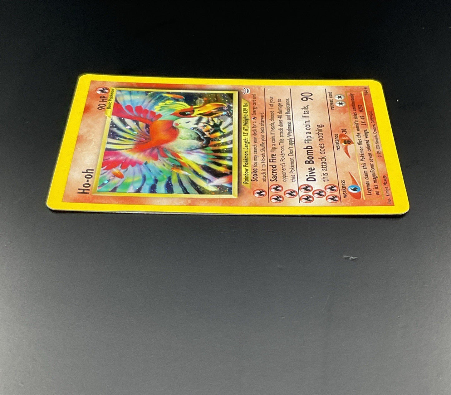 Pokémon TCG Neo Revelation Ho-Oh 7/64 Holo Rare Card