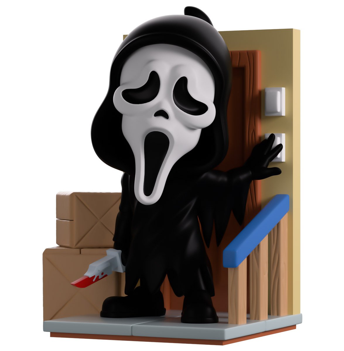 Lights Out Ghost Face Youtooz Scream Collection - Approx. 4.9" Collectible Vinyl Figure #1 with Window Display Box