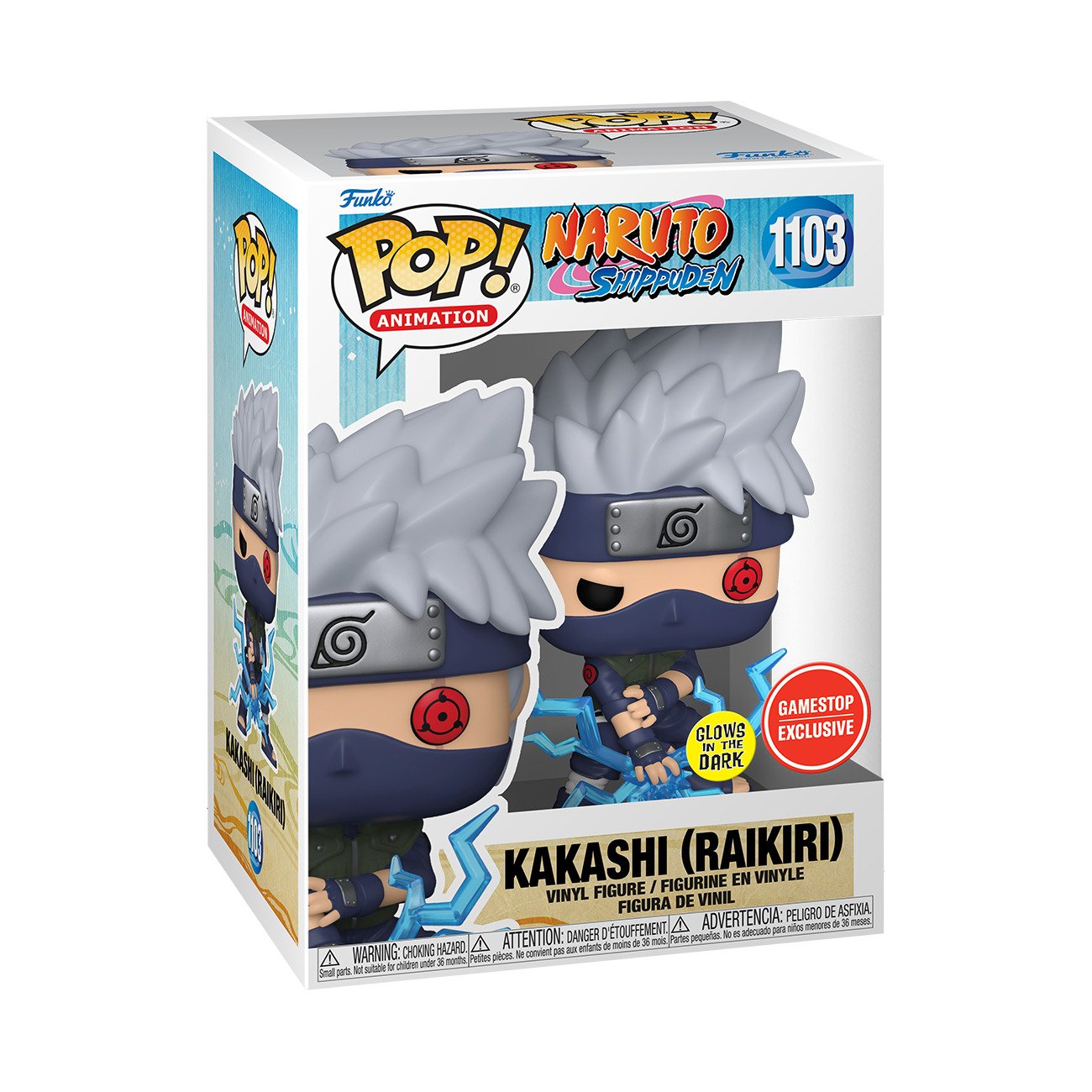 Funko Pop! Vinyl: Kakashi (Raikiri) #1103 (GITD) (GameStop Exclusive)