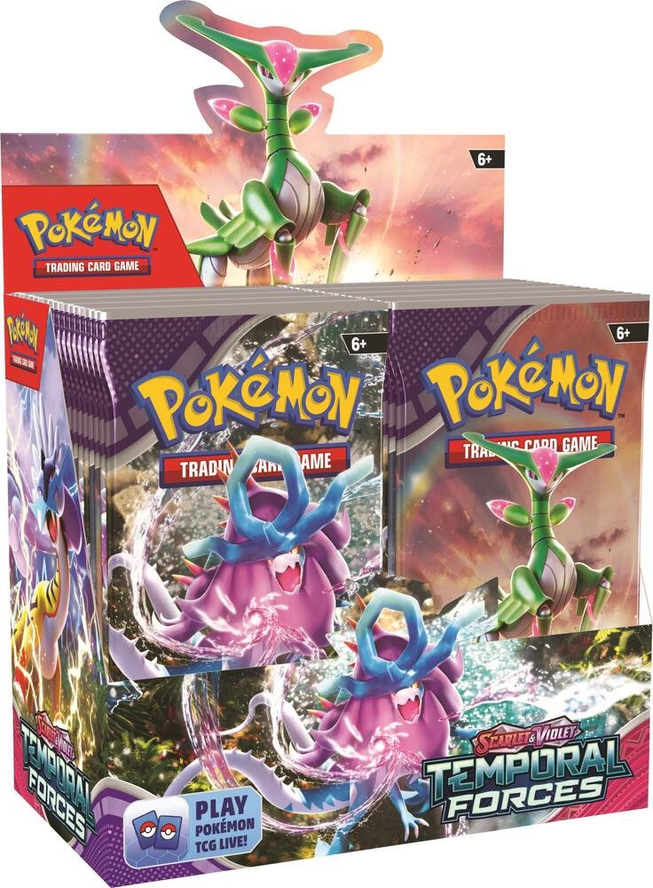 Pokemon TCG Scarlet & Violet Temporal Forces Booster Box sealed – 36 booster packs Pokémon trading cards