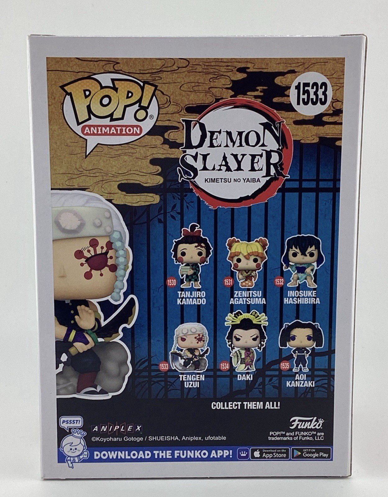 Funko Pop! Demon Slayer -Tengen Uzui CHASE - Signed By Ray Chase *JSA* #1533