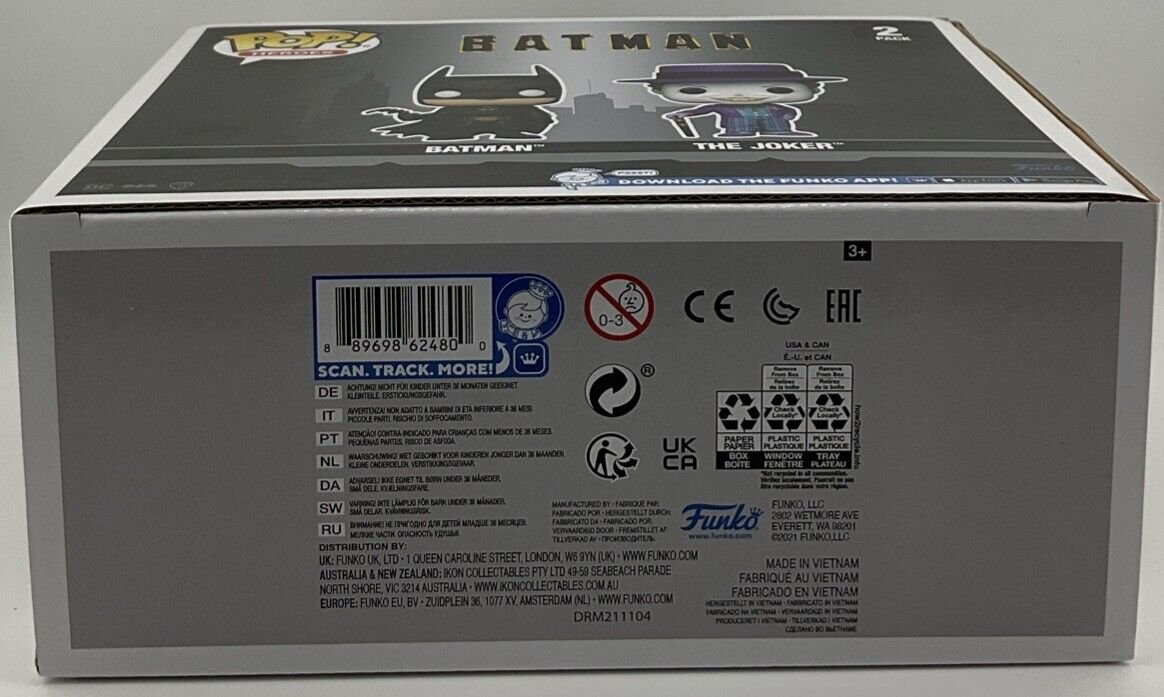 Funko Pop! Batman & The Joker 2 Pack Amazon Exclusive