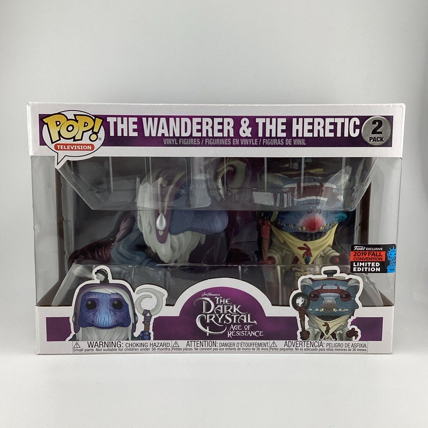 Funko Pop! Vinyl: The Dark Crystal - 2 Pack - The Wanderer & The Heretic ‘19 NYC