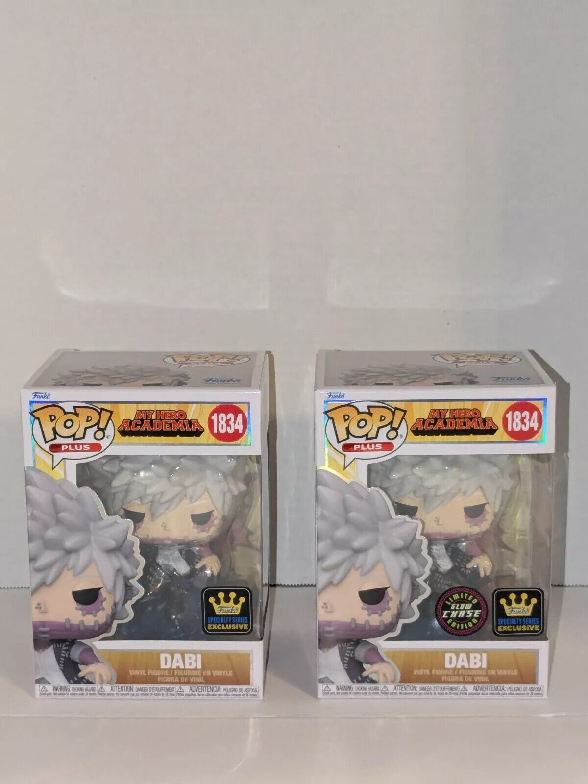 Dabi #1834 Funko Pop! Plus Animation My Hero Academia - Set of 2 (Common and Chase) Specialty Series Exclusive Vinyl Figures
