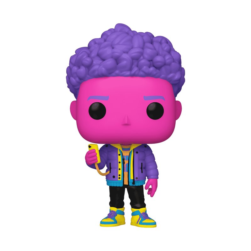 Miles Morales with Cell Phone (Black Light) #1233 Funko Pop! Spider-Man: Across the Spider-Verse - Target Exclusive Approx. 4.6" Collectible Vinyl Figure