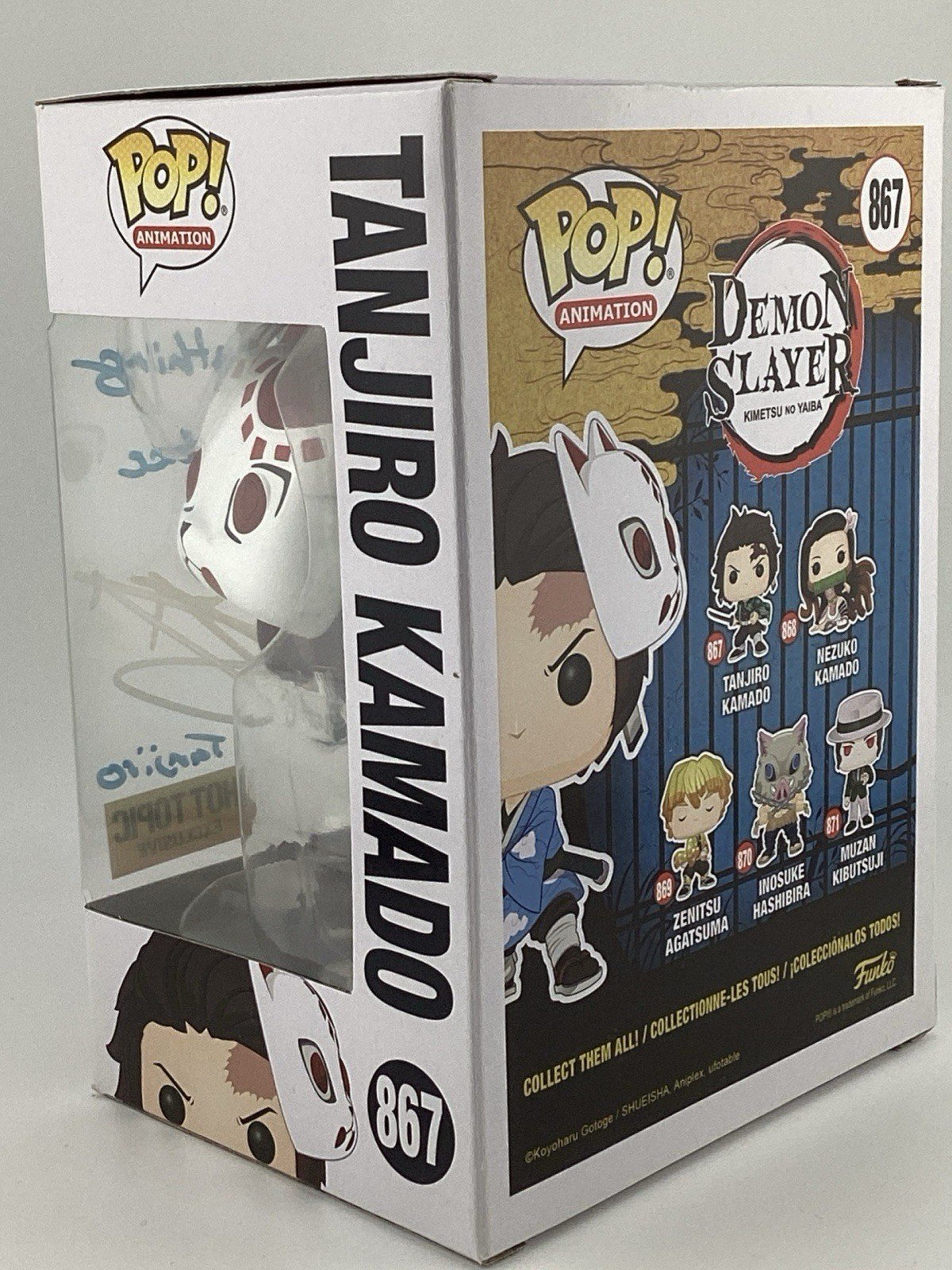 Funko Pop! : Demon Slayer: Kimetsu no Yaiba - Tanjiro Kamado - Signed Z.A #867