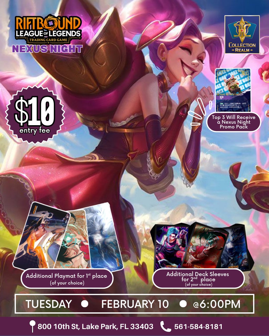 Riftbound: League of Legends TCG Nexus Night – Feb 10 (Tue) 6:00 PM