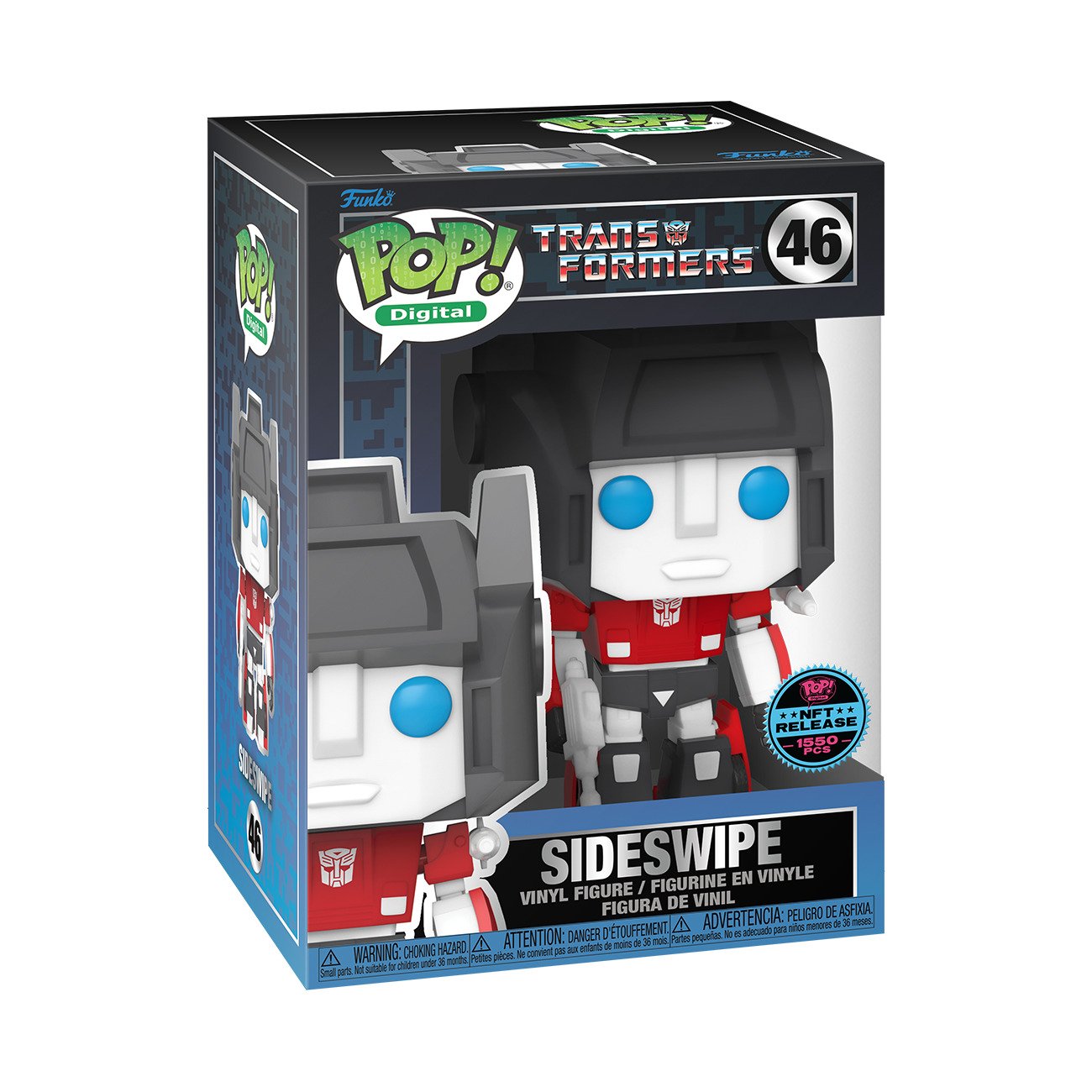 Funko Pop! Vinyl: Transformers - Sideswipe - Funko (N F T) (Exclusive) #46