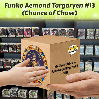 Aemond Targaryen Funko Pop! Game of Thrones: House of the Dragon - 1 in 6: CHANCE OF CHASE - Approx. 3.9" Collectible Vinyl Figure #13 with Display Box Protector Case