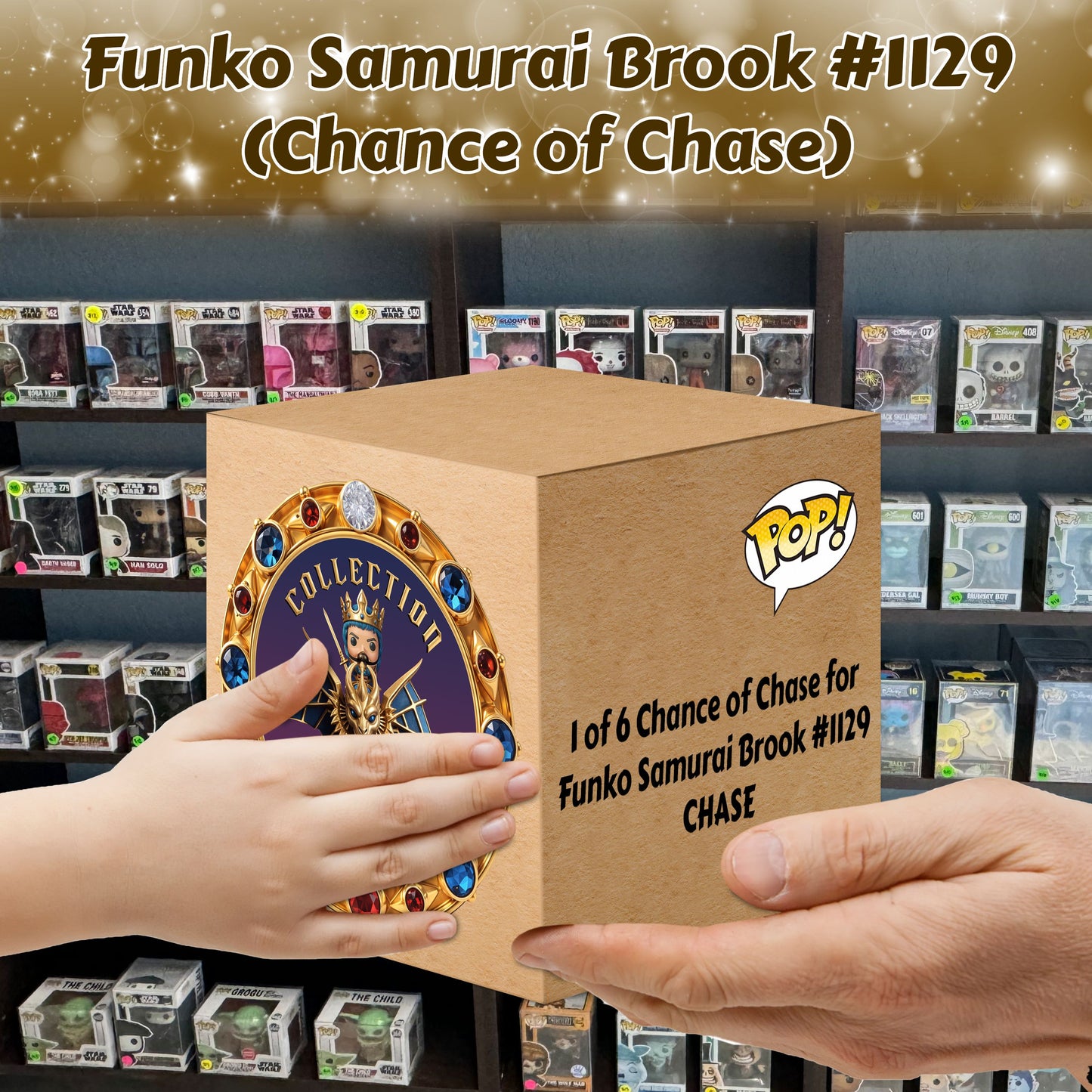 Samurai Brook #1129 Funko Pop! Animation One Piece - 1 in 6: CHANCE OF CHASE - Collectible Exclusive Vinyl Figure with Window Display Box