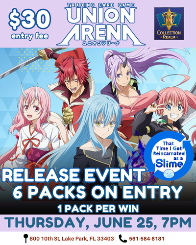 Union Arena TCG That Time I Got Reincarnated as a Slime Release Event – June 25, 2026 (Thursday 7PM)