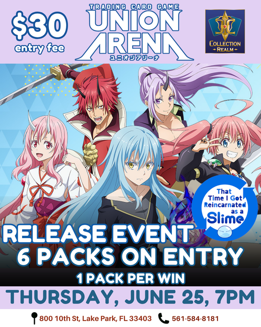 Union Arena TCG That Time I Got Reincarnated as a Slime Release Event – June 25, 2026 (Thursday 7PM)