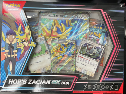 Pokemon TCG Hop’s Zacian ex Box – Promo Cards, Oversize Card, and 4 Booster Packs