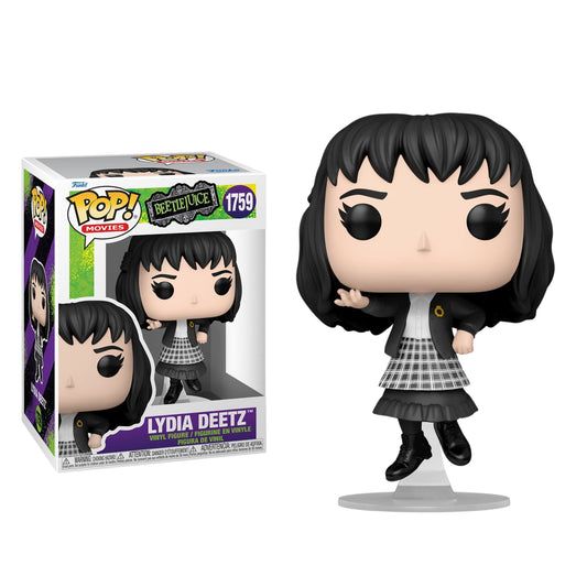 Lydia Deetz (Flying) Funko Pop! Movies Beetlejuice - Approx. 4" Collectible Vinyl Figure #1759 with Display Box Protector Case