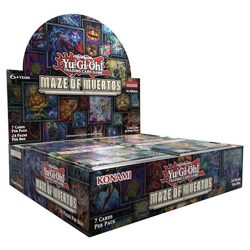 Yu-Gi-Oh! Maze of Muertos Booster Box [1st Edition] – Anime-Inspired TCG Cards Featuring Pumpking, Darkuriboh, Dark Magician of Destruction & More