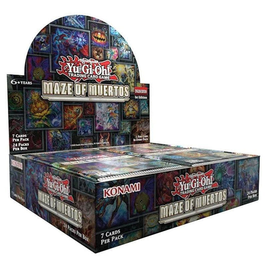 Yu-Gi-Oh! Maze of Muertos Booster Box [1st Edition] – Anime-Inspired TCG Cards Featuring Pumpking, Darkuriboh, Dark Magician of Destruction & More