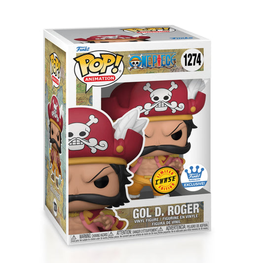 Gol D. Roger #1274 Funko Pop! Animation One Piece - Approx. 4.55" Collectible Exclusive Chase Limited Edition Vinyl Figure