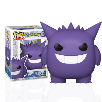 Gengar Ectoplasma Funko Pop! Games Pokemon - Approx. 3 1/2" Collectible Vinyl Figure #1031 with Display Box Protector Case