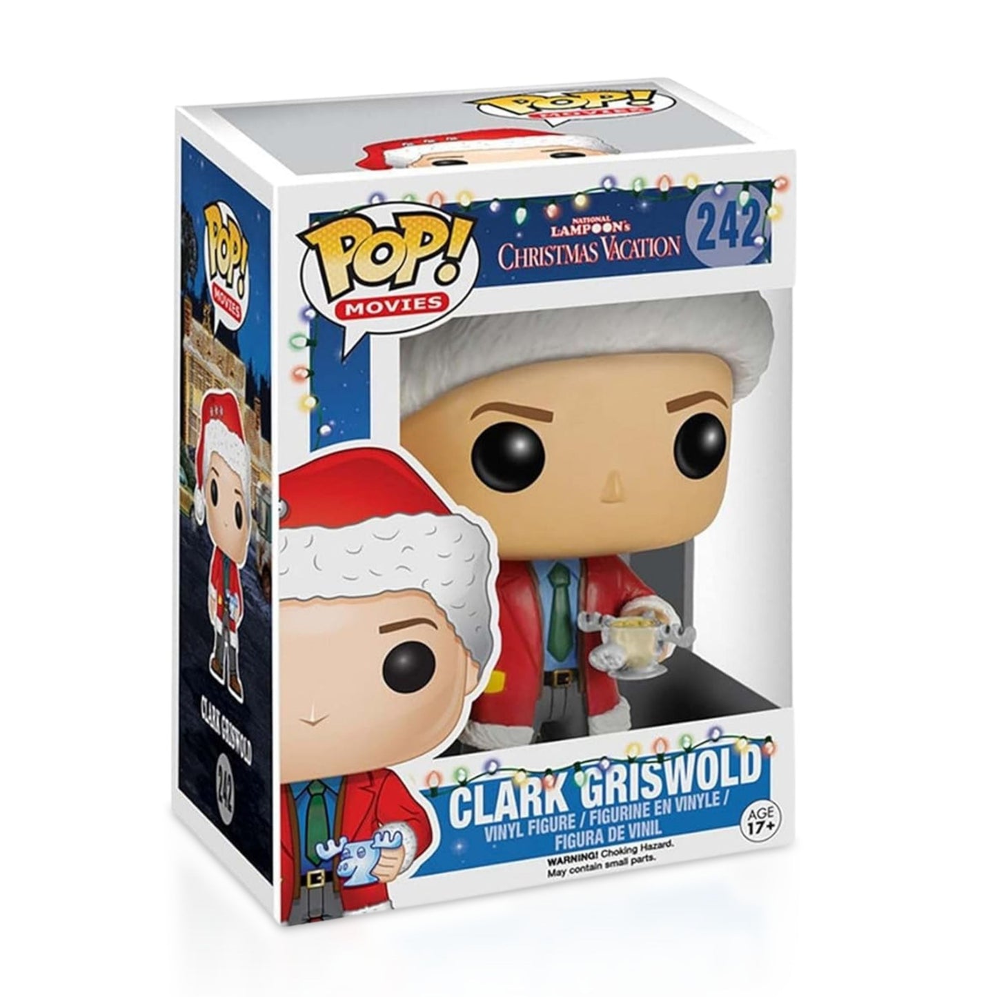 Clark Griswold Funko Pop! National Lampoon's Christmas Vacation - Approx. 3 3/4" Collectible Vinyl Figure #242 with Display Box Protector Case