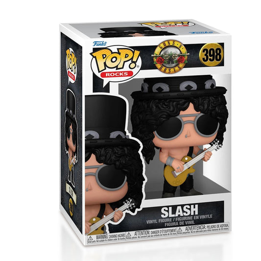 Slash Funko Pop! Rocks Guns N Roses – Iconic Rock Guitarist - Collectible Vinyl Figure #398 with Display Box Protector Case