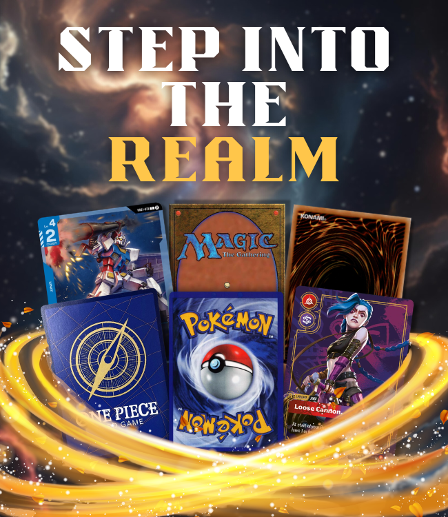Explore The Collection Realm Your hub for TCG & Funko Pop treasures! COLLECTION REALM Explore The Collection Realm Your hub for TCG & Funko Pop treasures! COLLECTION REALM