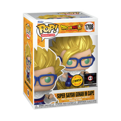 Gohan in Cape Funko Pop! Animation Dragon Ball Super Hero - Approx. 4.7" Chalice Collectible Exclusive Chase Limited Edition Vinyl Figure #1708 with Window Display Box (PRE-SALE)