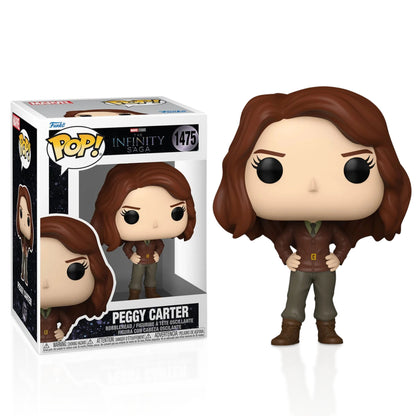 Peggy Carter Funko Pop! Marvel Studios MCU Archives The Infinity Saga - Approx. 4" Collectible Vinyl Figure #1475 with Display Box Protector Case