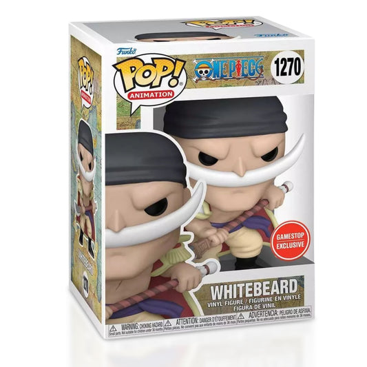 Whitebeard #1270 Funko Pop! Animation One Piece - Approx. 4.6" Collectible Exclusive Vinyl Figure
