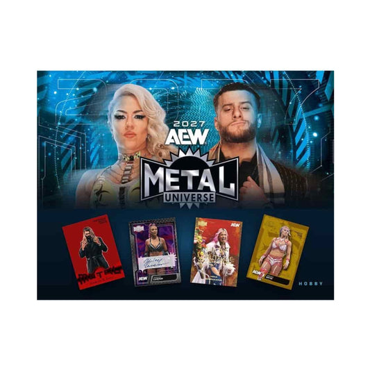 2027 UD AEW Skybox Metal Universe Hobby Box – All Elite Wrestling Trading Cards with PMG Parallels, Autograph Cards, Inserts and Collectible Wrestling Cards (PREORDER - Release Date February 15, 2027)
