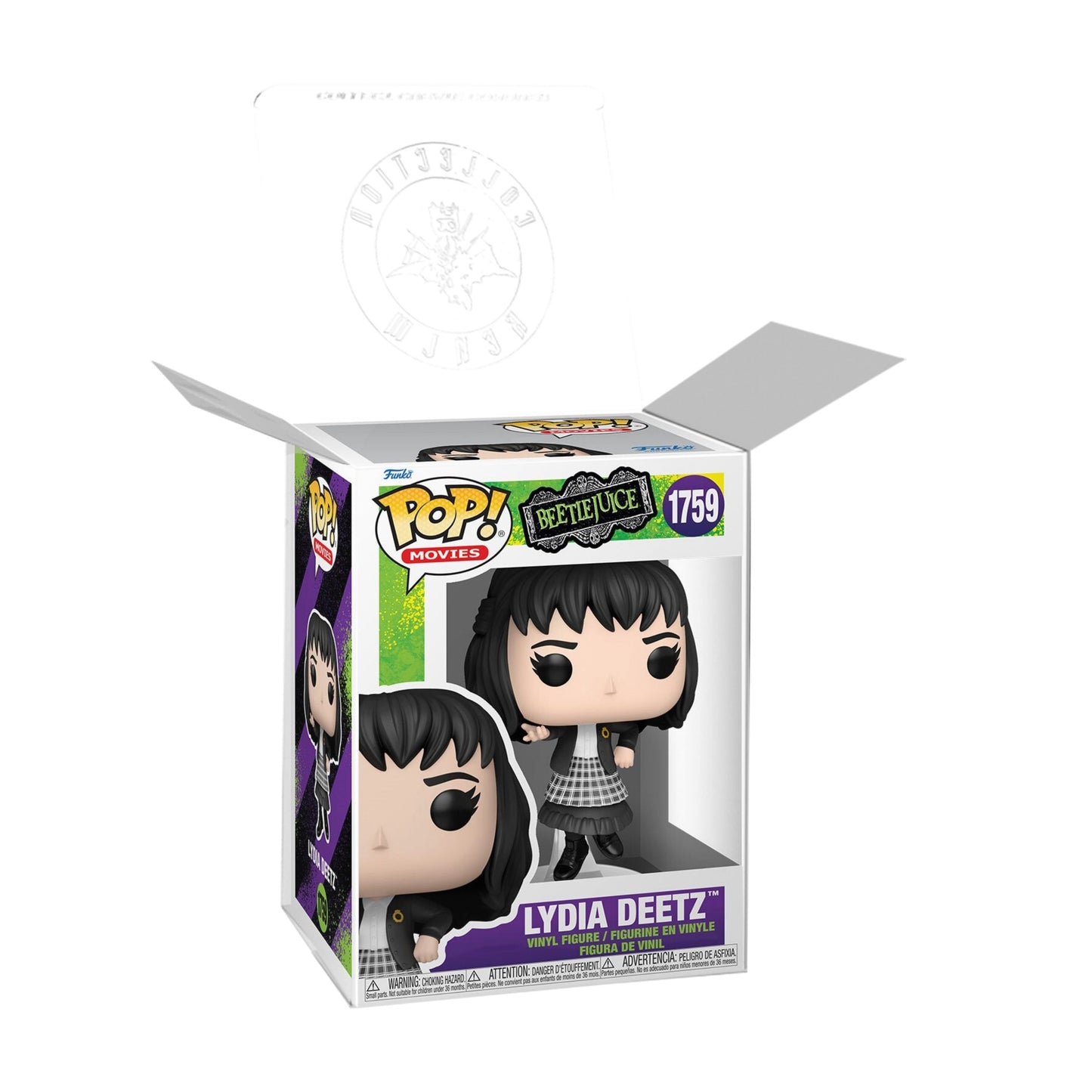 Lydia Deetz (Flying) Funko Pop! Movies Beetlejuice - Approx. 4" Collectible Vinyl Figure #1759 with Display Box Protector Case