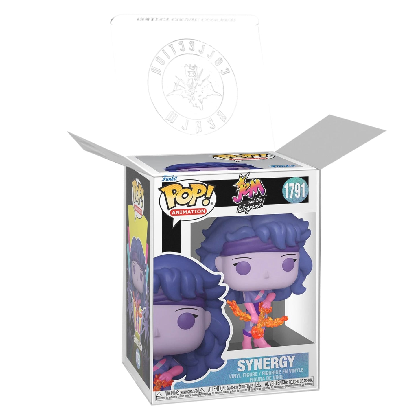 Synergy Funko Pop! Animation Jem and the Holograms - Approx. 3 3/4" Collectible Vinyl Figure #1791 with Display Box Protector Case