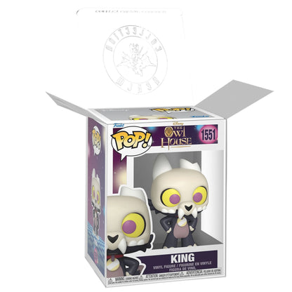 King Funko Pop! Disney The Owl House - Approx. 3 3/4" Collectible Vinyl Figure #1551 with Display Box Protector Case